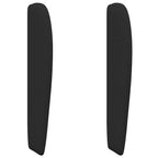 Oreja de cabecero Negro 80 x 23 x 6 cm tela
