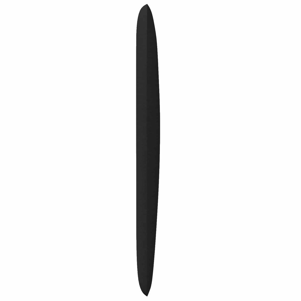 Oreja de cabecero Negro 80 x 23 x 6 cm tela
