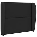 Oreja de cabecero Negro 80 x 23 x 6 cm tela