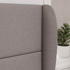 Oreja de cabecero Beige 80 x 23 x 6 cm tela