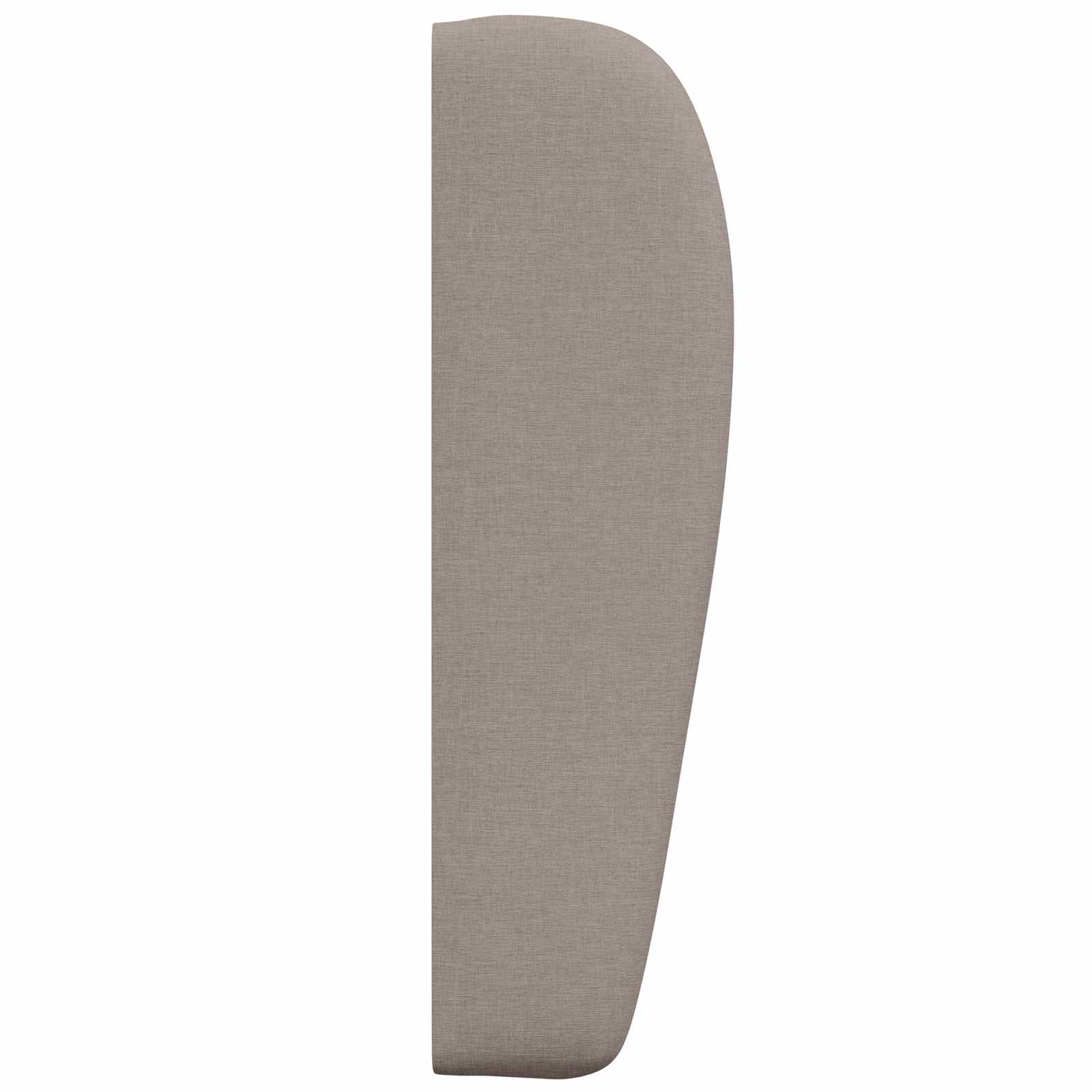 Oreja de cabecero Beige 80 x 23 x 6 cm tela