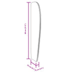 Oreja de cabecero Beige 80 x 23 x 6 cm tela