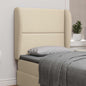 Orelha de cabeceira Creme 80 x 23 x 6 cm tecido