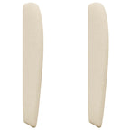 Oreja de cabecero Crema 80 x 23 x 6 cm tela