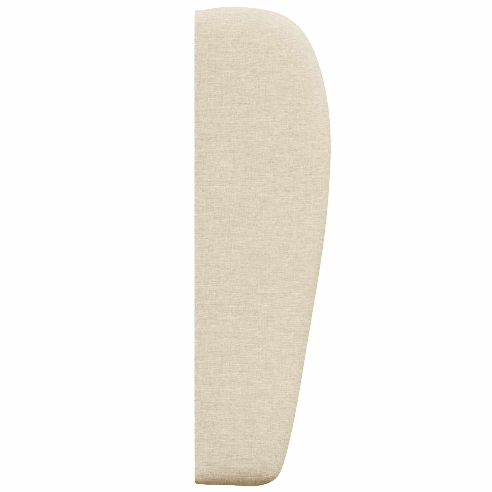 Oreja de cabecero Crema 80 x 23 x 6 cm tela