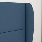 Oreja de cabecero Azul 80 x 23 x 6 cm tela