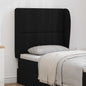 Orelha de cabeceira Preta 80 x 23 x 6 cm PVC