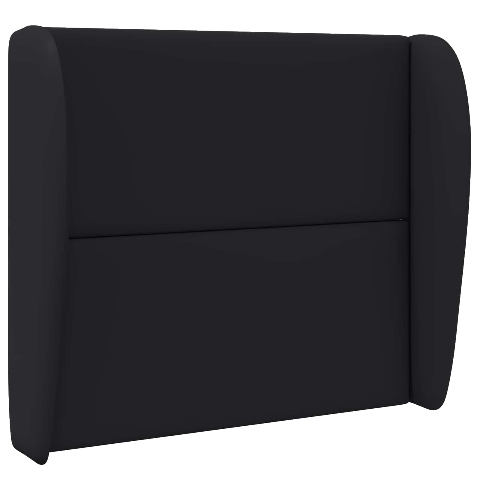Oreja de cabecero Negro 80 x 23 x 6 cm PVC