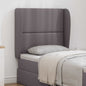 Orelha de Cabeceira Cinza Claro 80 x 23 x 6 cm PVC