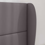 Oreja de cabecero Gris Tenue 80 x 23 x 6 cm PVC