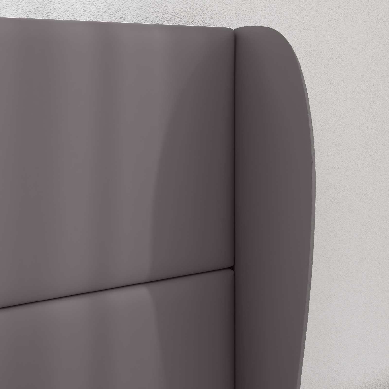 Oreja de cabecero Gris Tenue 80 x 23 x 6 cm PVC