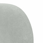 Oreja de cabecero Gris Claro 80 x 23 x 6 cm Terciopelo