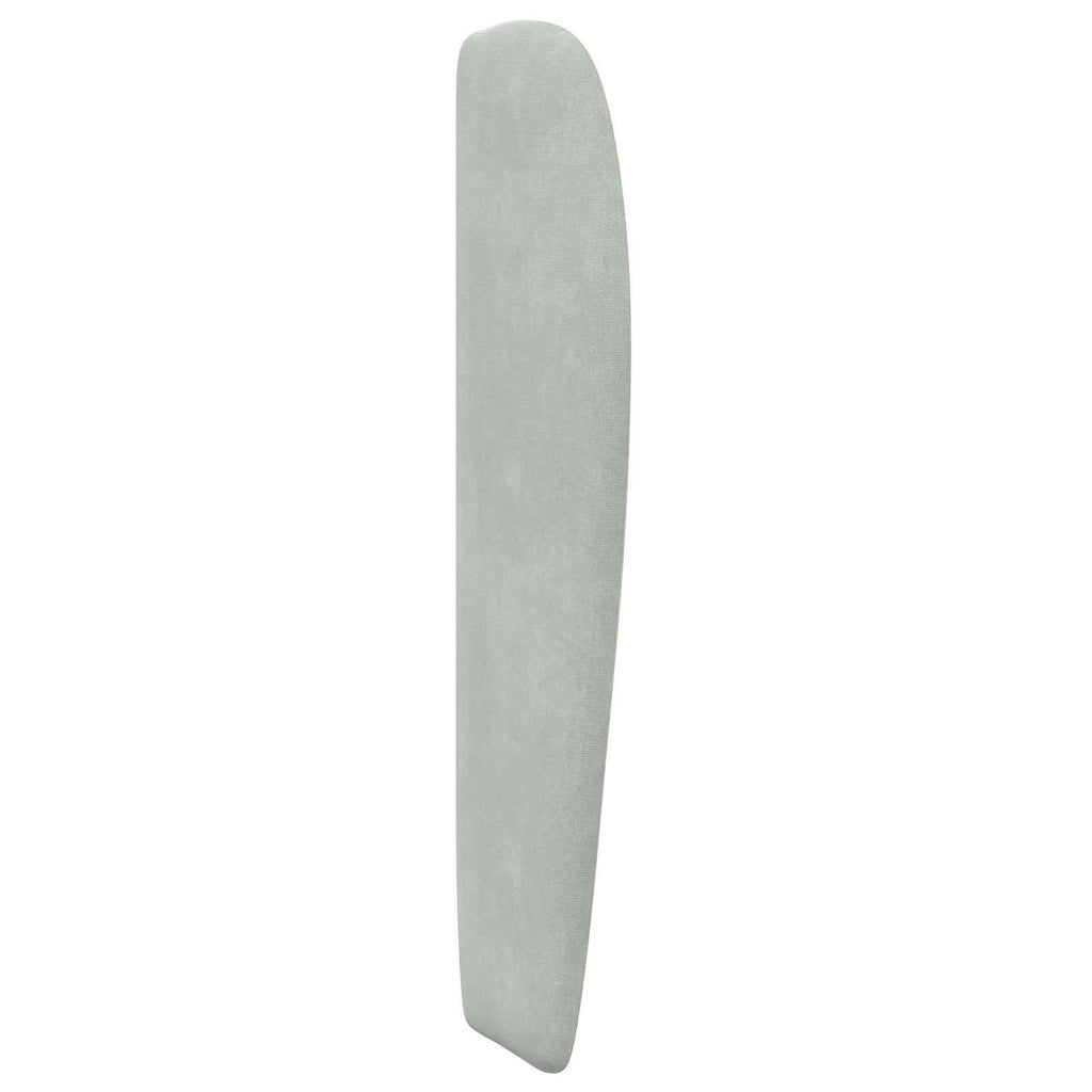Oreja de cabecero Gris Claro 80 x 23 x 6 cm Terciopelo