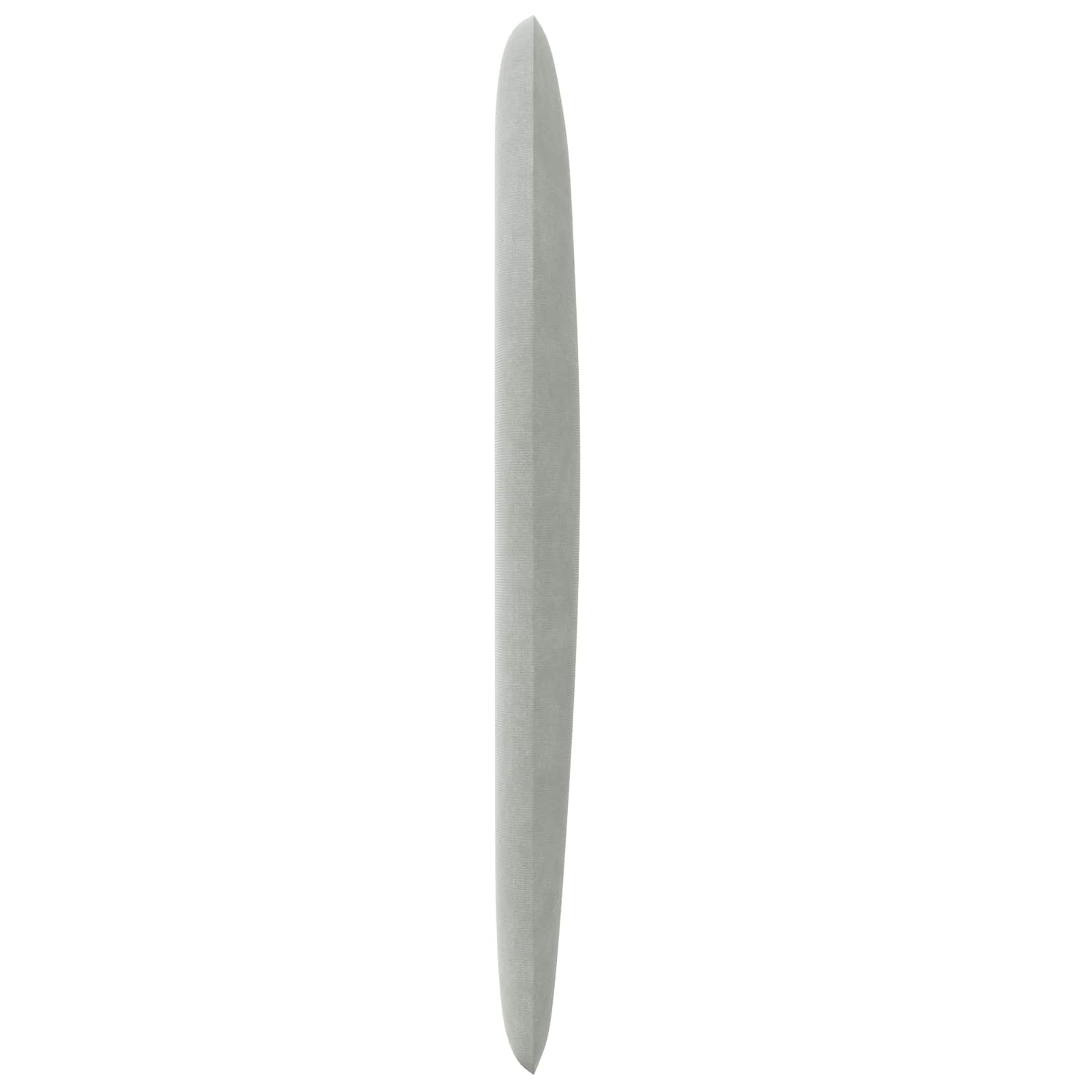 Oreja de cabecero Gris Claro 80 x 23 x 6 cm Terciopelo
