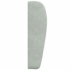 Oreja de cabecero Gris Claro 80 x 23 x 6 cm Terciopelo