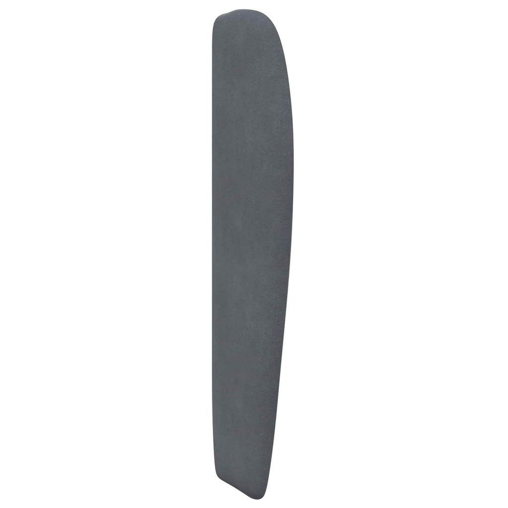 Oreja de cabecero Gris Tenue 80 x 23 x 6 cm Terciopelo