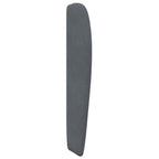 Oreja de cabecero Gris Tenue 80 x 23 x 6 cm Terciopelo