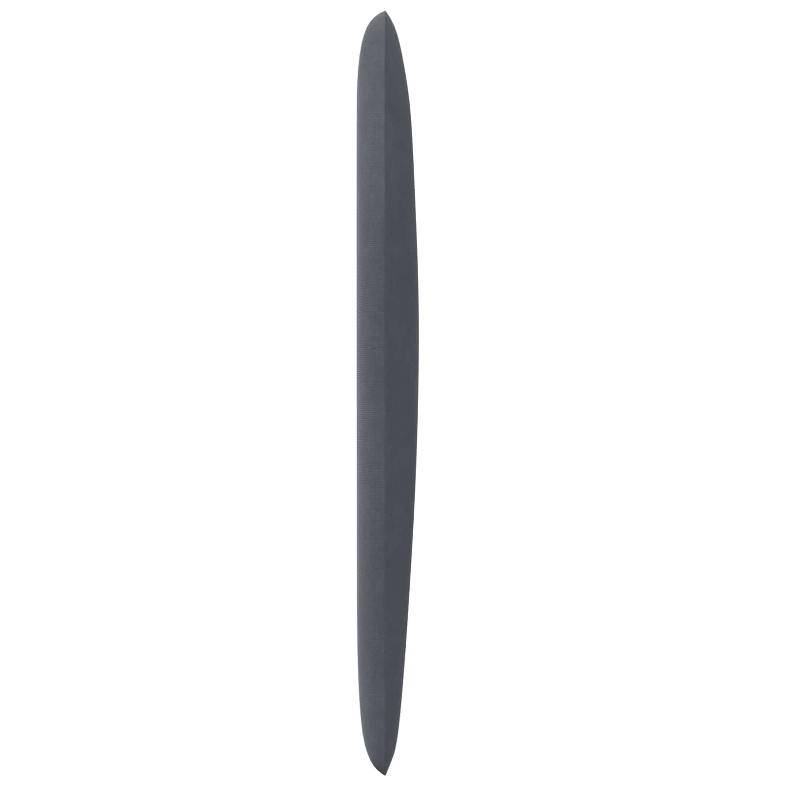 Oreja de cabecero Gris Tenue 80 x 23 x 6 cm Terciopelo