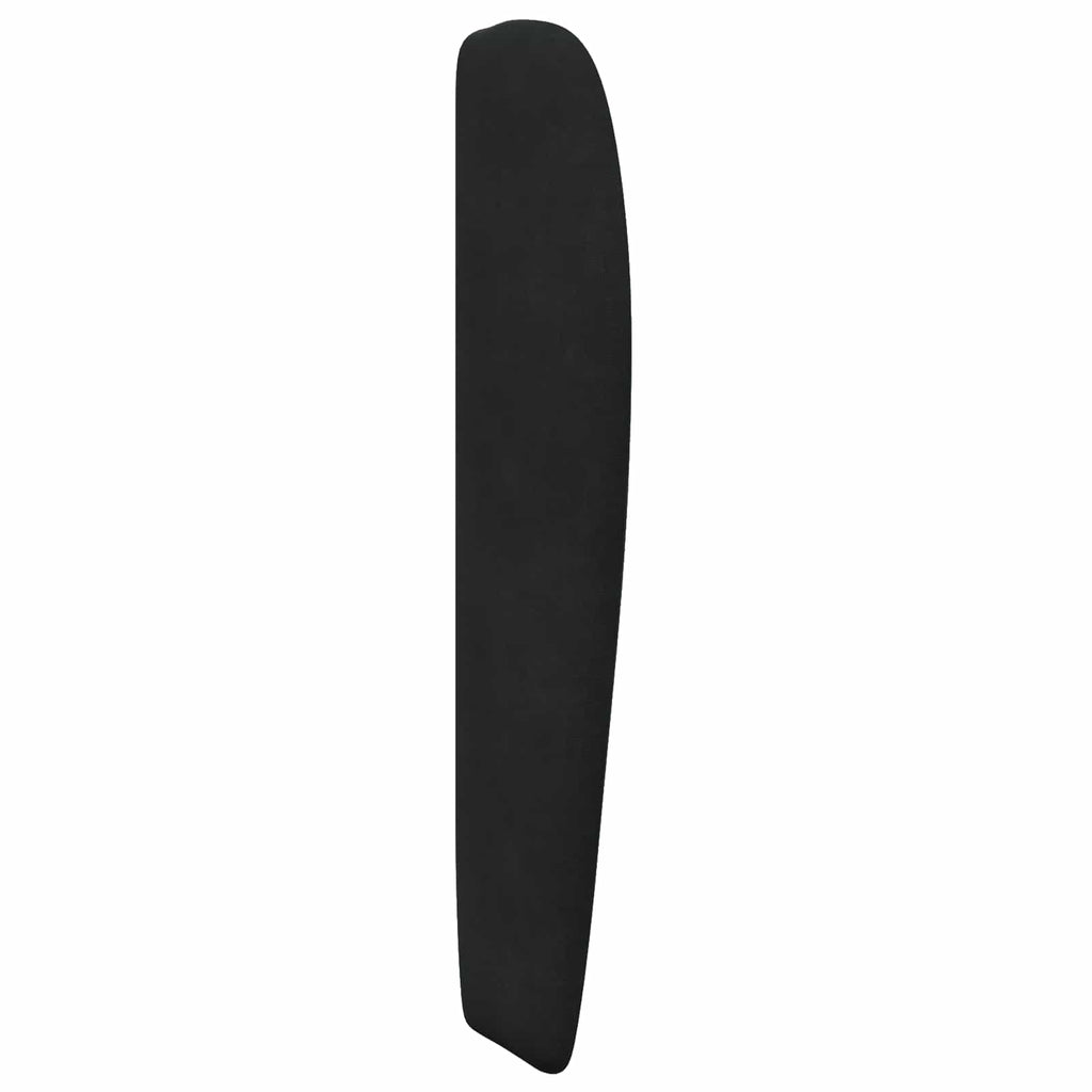 Oreja de cabecero Negro 80 x 23 x 6 cm Terciopelo