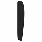 Oreja de cabecero Negro 80 x 23 x 6 cm Terciopelo
