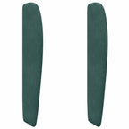 Oreja de cabecero Verde 80 x 23 x 6 cm Terciopelo