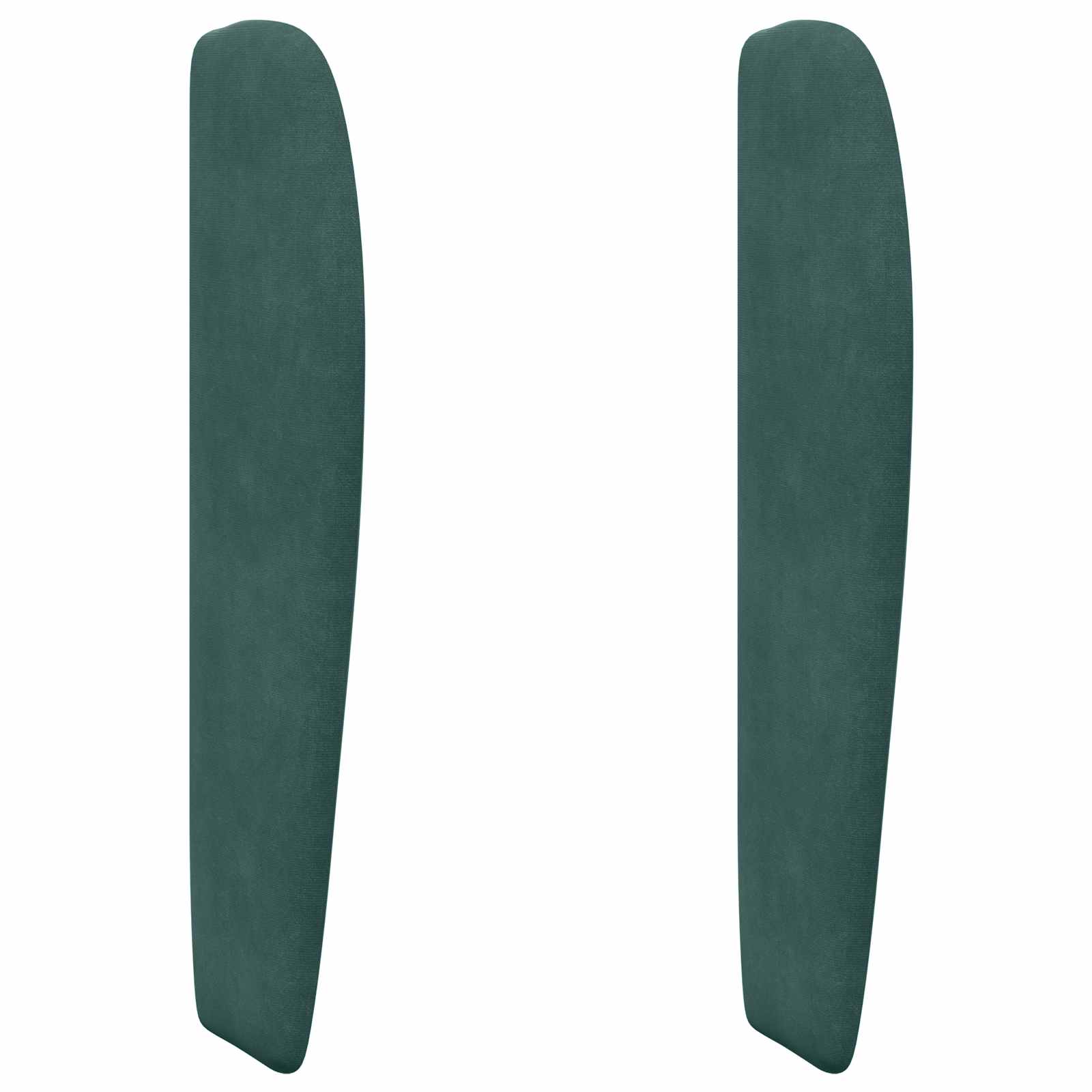 Oreja de cabecero Verde 80 x 23 x 6 cm Terciopelo