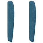 Oreja de cabecero Azul 80 x 23 x 6 cm Terciopelo