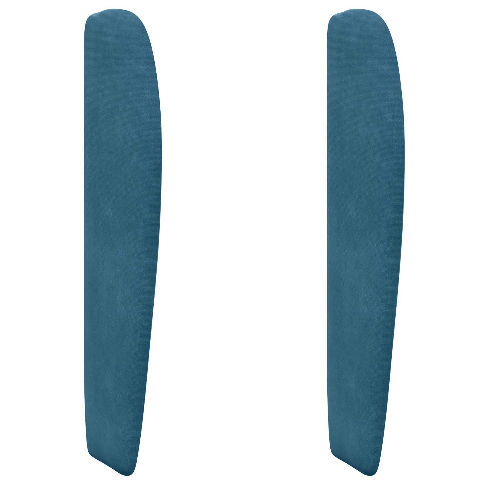 Oreja de cabecero Azul 80 x 23 x 6 cm Terciopelo