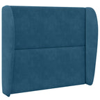 Oreja de cabecero Azul 80 x 23 x 6 cm Terciopelo