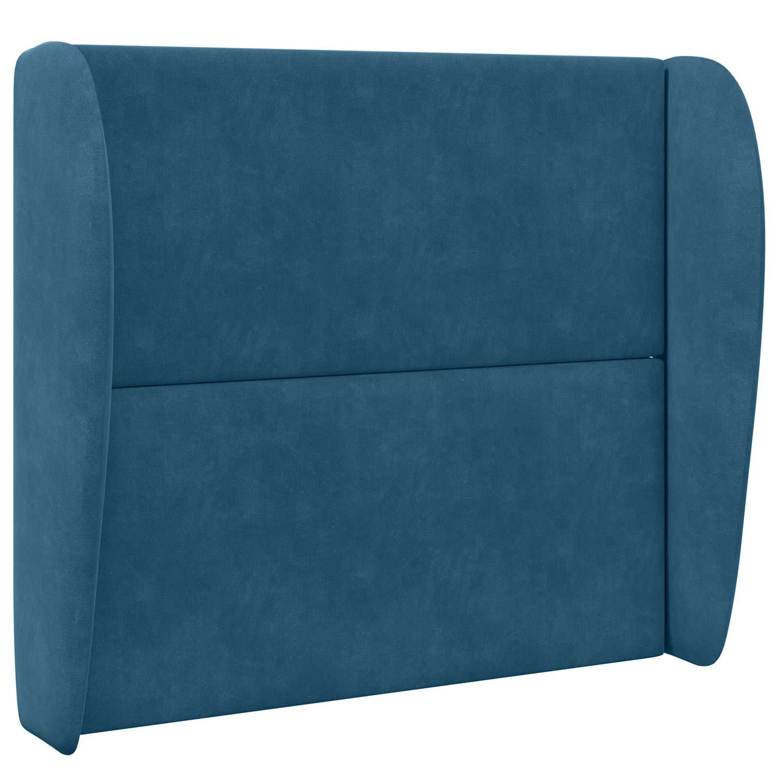 Oreja de cabecero Azul 80 x 23 x 6 cm Terciopelo