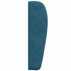Oreja de cabecero Azul 80 x 23 x 6 cm Terciopelo