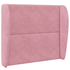 Oreja de cabecero Rosa 80 x 23 x 6 cm Terciopelo