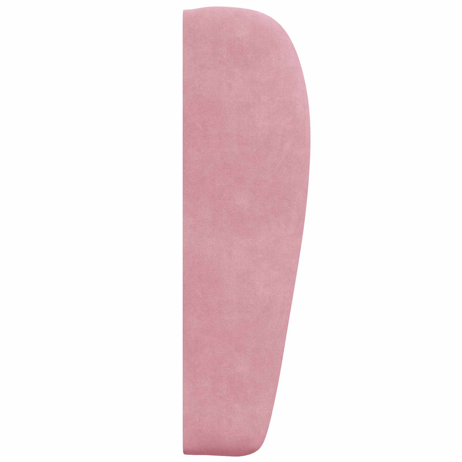Oreja de cabecero Rosa 80 x 23 x 6 cm Terciopelo