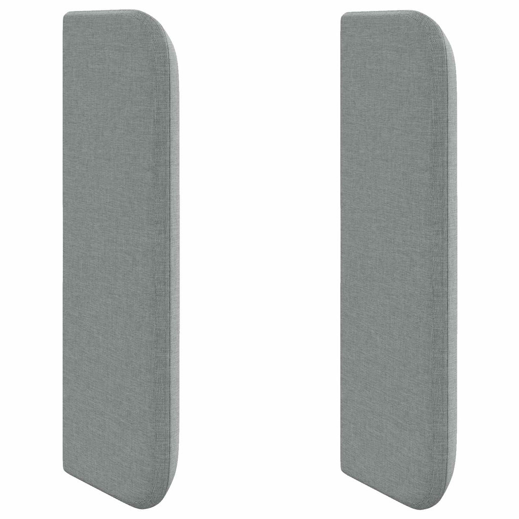 Oreja de cabecero con cabecera Gris 40,5 x 40,5 x 4 cm tela