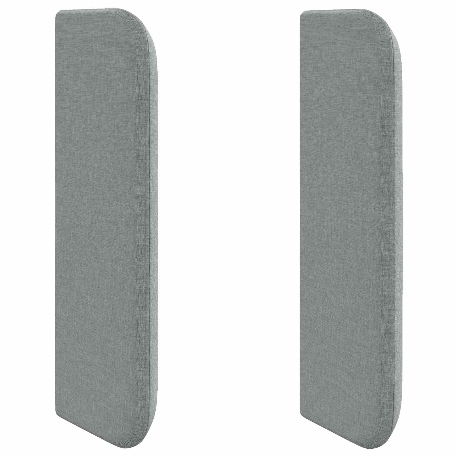 Oreja de cabecero con cabecera Gris 40,5 x 40,5 x 4 cm tela