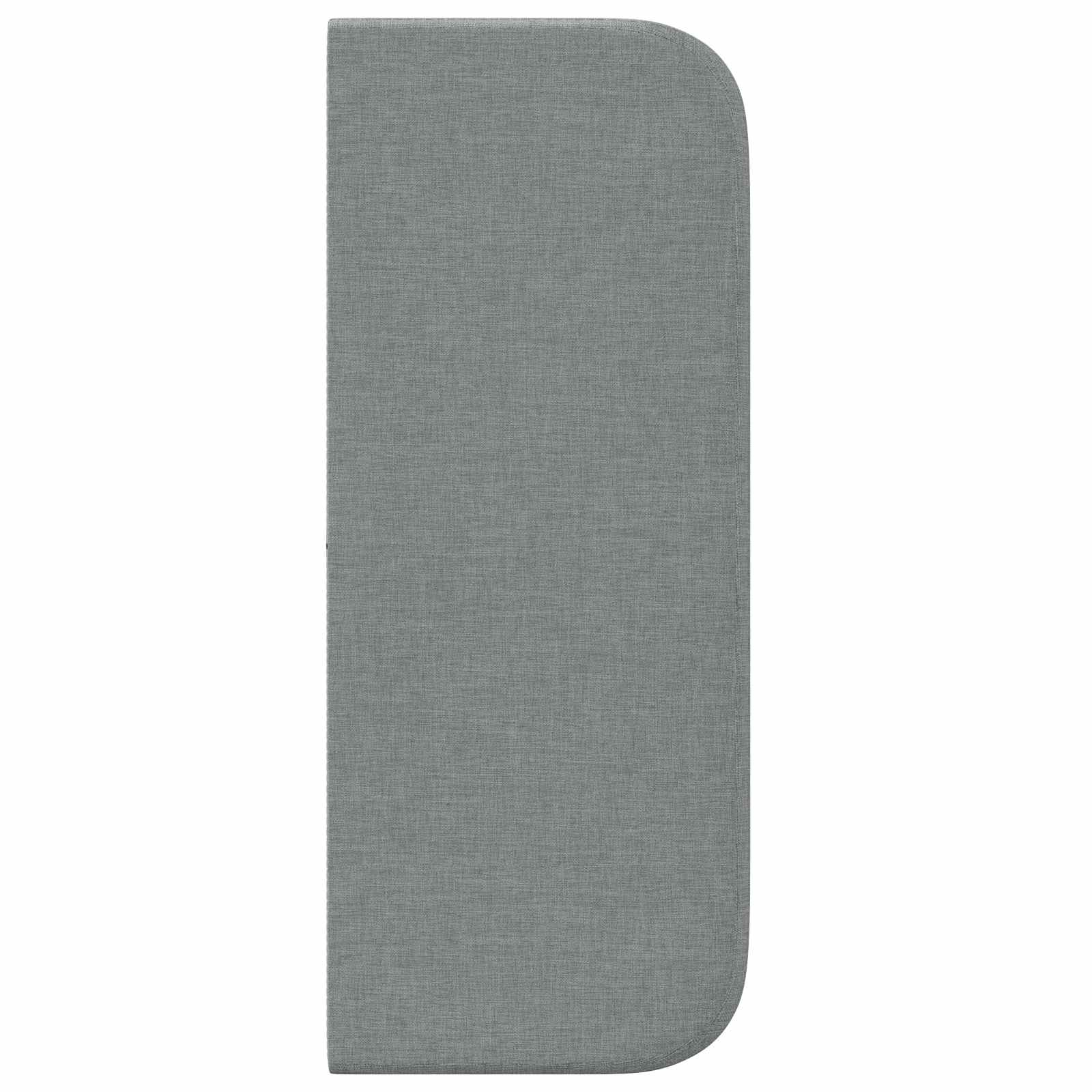 Oreja de cabecero con cabecera Gris 40,5 x 40,5 x 4 cm tela