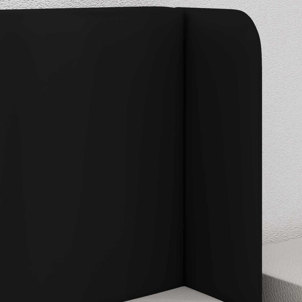 Oreja de cabecero Negro 40,5 x 40,5 x 4 cm PVC