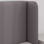 Oreja de cabecero 2 pcs Gris 40 x 16 x 5 cm