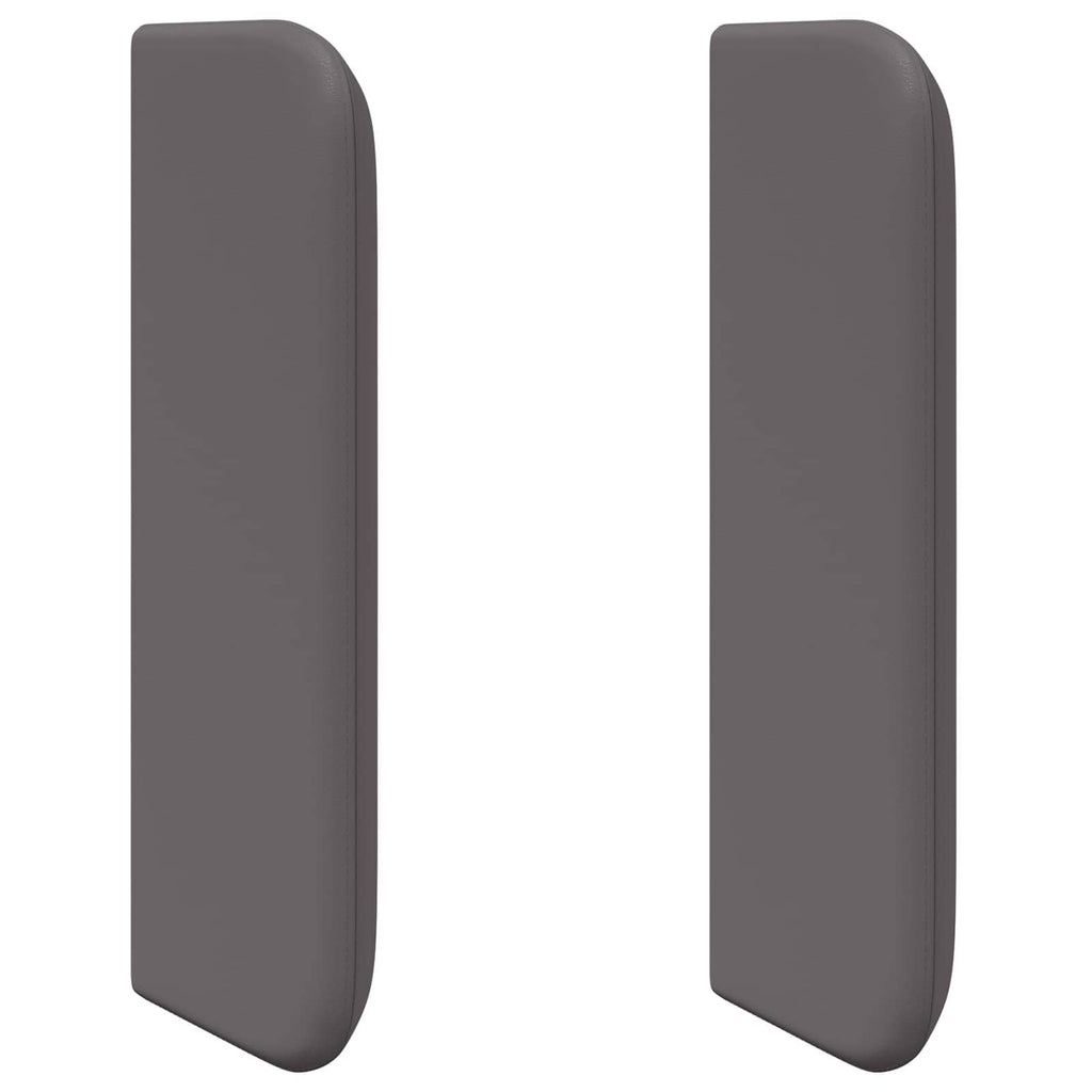 Oreja de cabecero 2 pcs Gris 40 x 16 x 5 cm