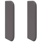 Oreja de cabecero 2 pcs Gris 40 x 16 x 5 cm