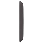 Oreja de cabecero 2 pcs Gris 40 x 16 x 5 cm