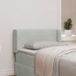 Light Gray Headboard Ear 40.5 x 40.5 x 4 cm Velvet