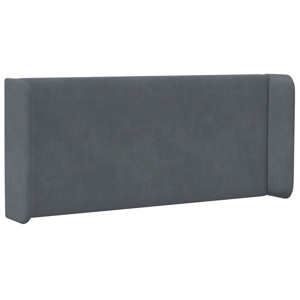 Oreja de cabecero Gris 40,5 x 40,5 x 4 cm Terciopelo