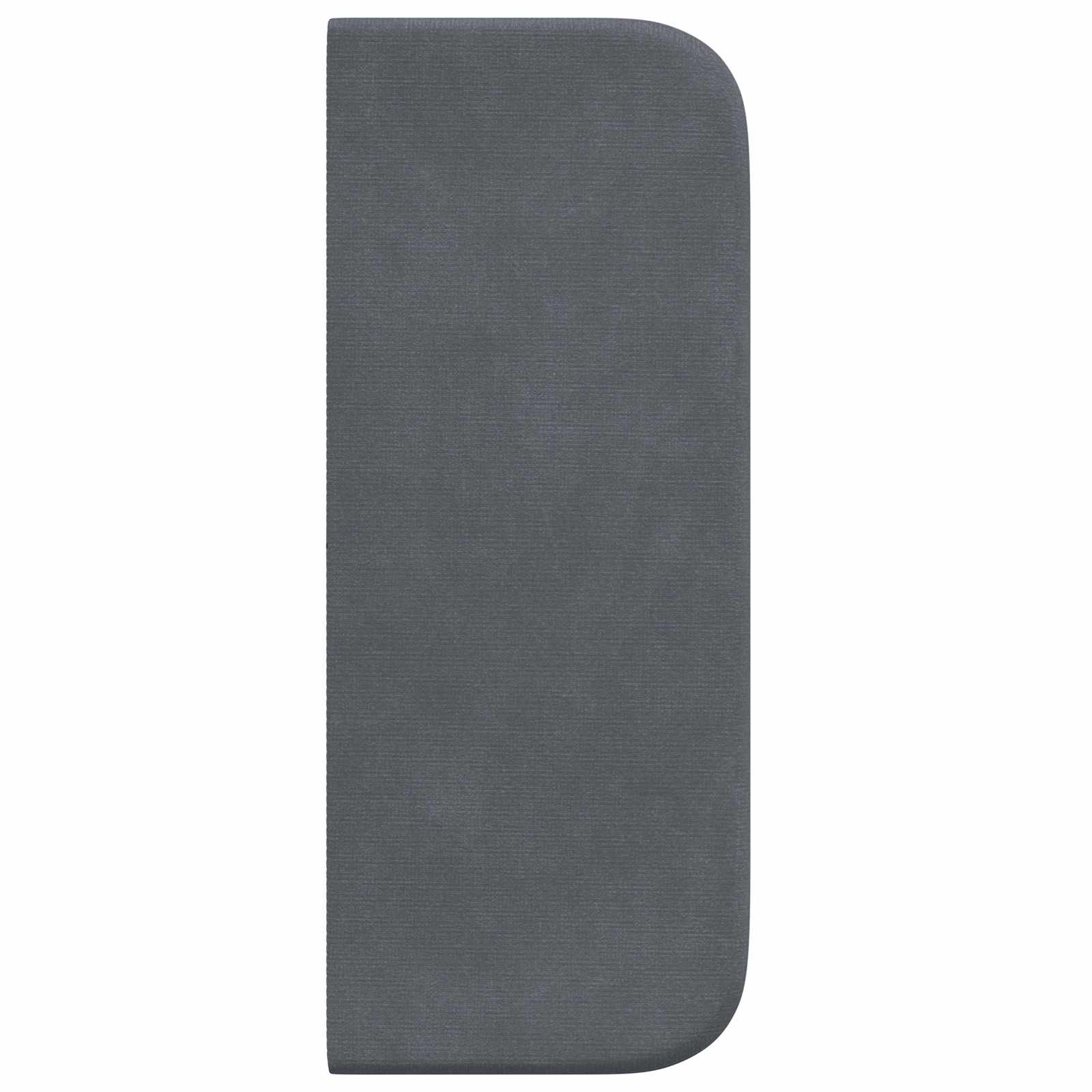 Oreja de cabecero Gris 40,5 x 40,5 x 4 cm Terciopelo