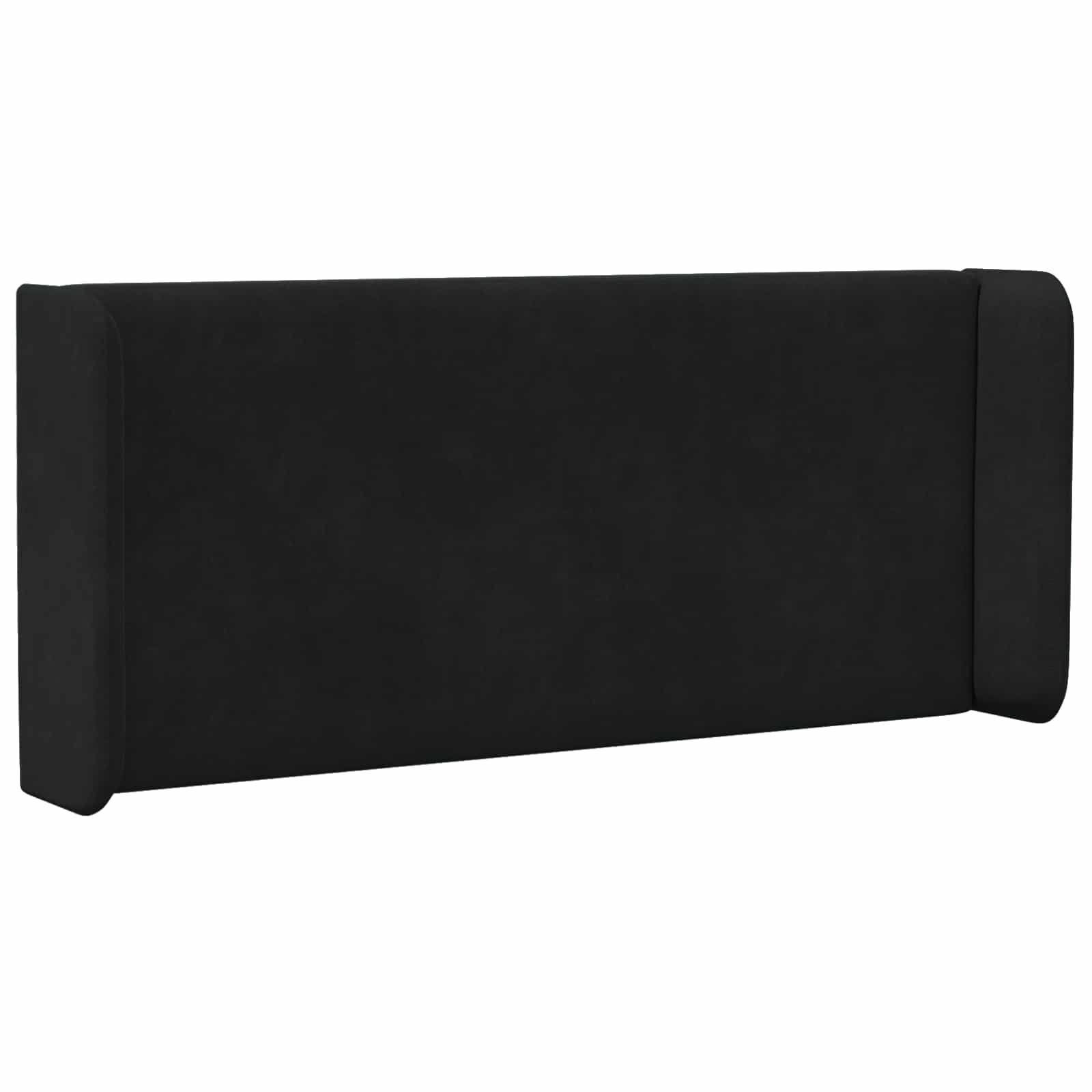 Oreja de cabecero Negro 40,5 x 40,5 x 4 cm Terciopelo