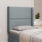 Light Grey Headboard Ear 80 x 16 x 4 cm fabric