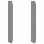 Oreja de cabecero Gris claro 80 x 16 x 4 cm tela