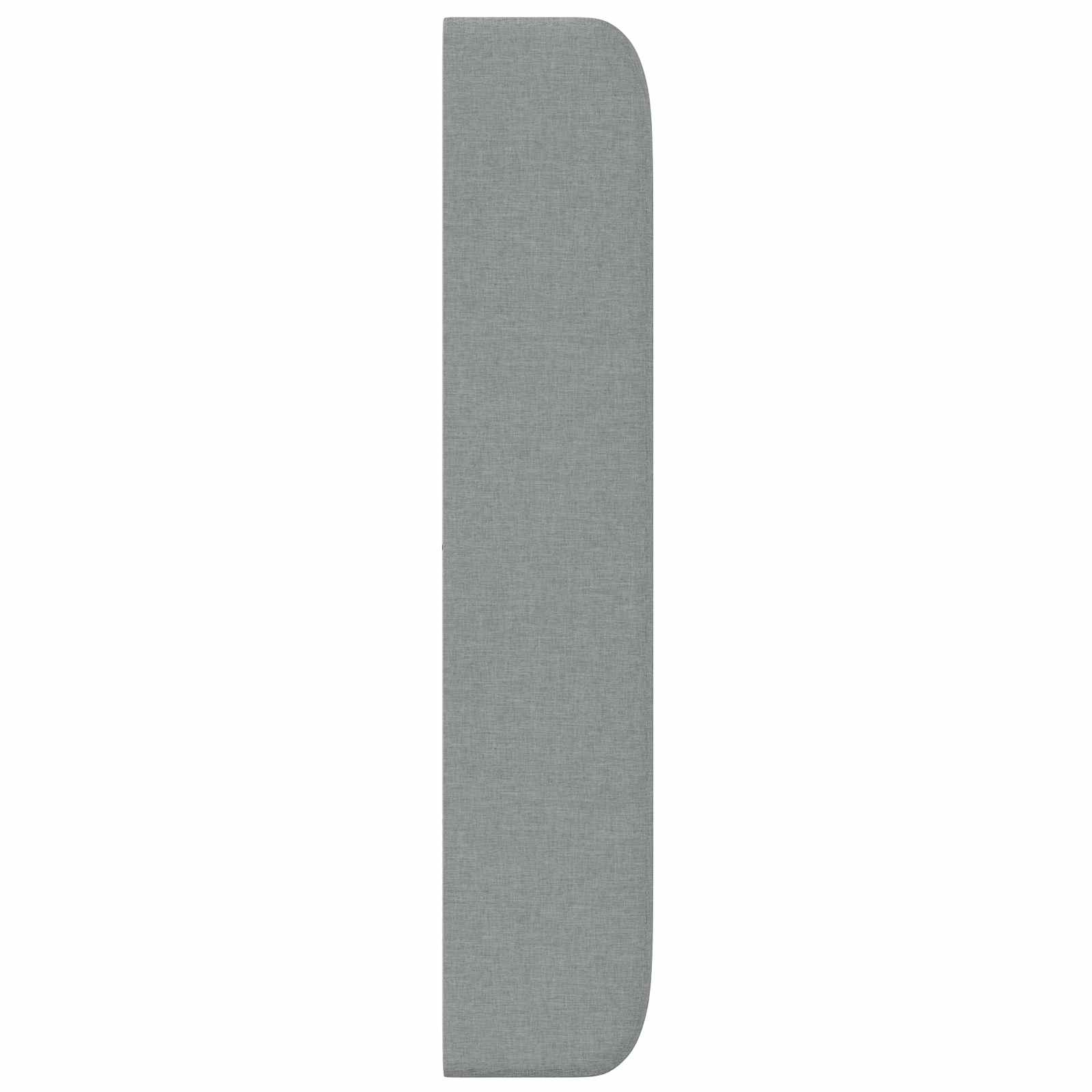 Oreja de cabecero Gris claro 80 x 16 x 4 cm tela