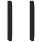 Oreja de cabecero Negro 80 x 16 x 4 cm tela