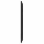 Oreja de cabecero Negro 80 x 16 x 4 cm tela
